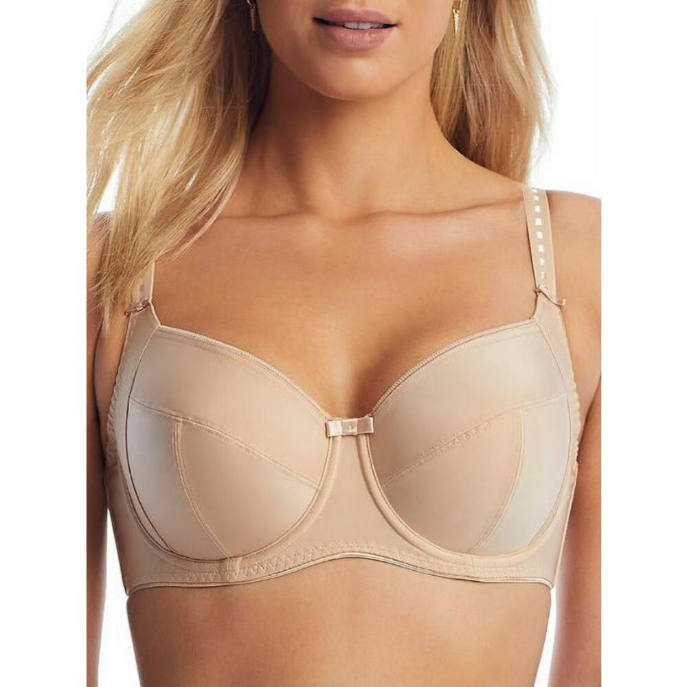 Charnos Everyday Underwire Bra Size 38FF / 38H Tan Comfort Side Support